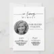 In Loving Memory Script Funeral Memorial Service Invitation | Zazzle