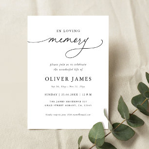 In Loving Memory Script Funeral Program