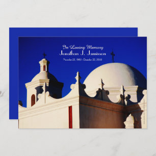 In Loving Memory Service Invitation Church Sunrise
