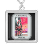 In Loving Memory Silver Plated Necklace at Zazzle