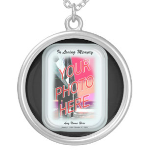 In Loving Memory Silver Plated Necklace