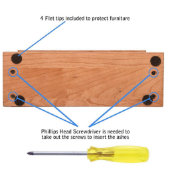 In Loving Memory Small Cherry Cremation Urn (Bottom)