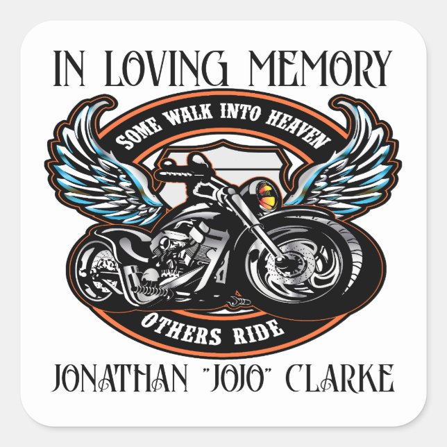 In Loving Memory Sticker (Front)