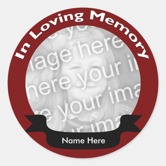 In Loving Memory Stickers Zazzle