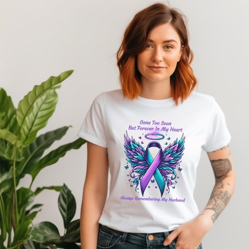 In Loving Memory Suicide Awareness Wife T_Shirt