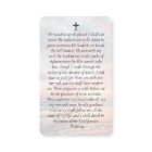 In Loving Memory Sunset Memorial Prayer Card