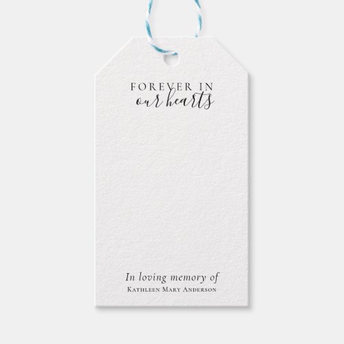 In Loving Memory Sympathy Funeral Memory Tree Tags