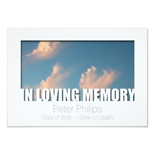 in loving memory template 5 celebration of life zazzle com