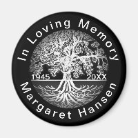 In Loving Memory Tree of Life Memorial Magnet
