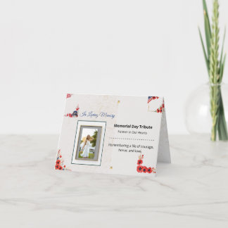 In Loving Memory Tribute Thank You Card