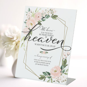 In Loving Memory Wedding Memorial Sign