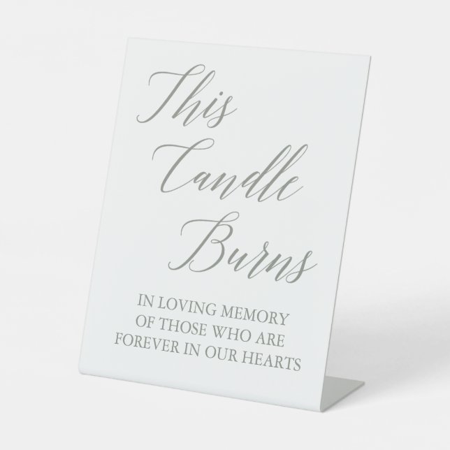In loving memory wedding sign (Front)