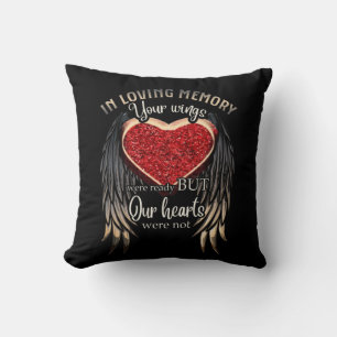 In Loving Memory Wind Valentine Day Gift Throw Pillow