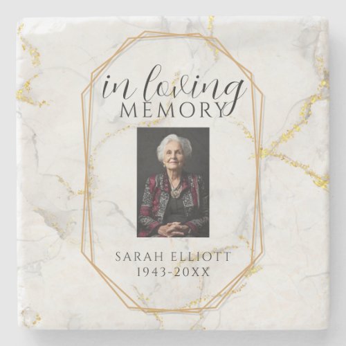 In Loving Memory with Photo | marble 