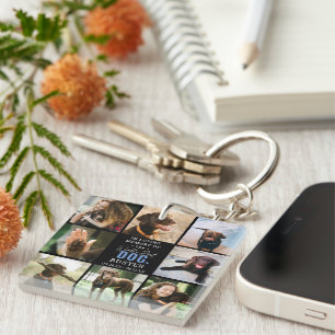 In Loving Memory 'Worlds Best Dog' Keepsake Photo  Keychain