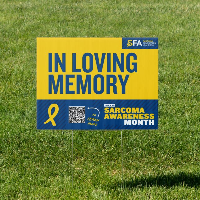 In Loving Memory Yard Sign (Insitu)