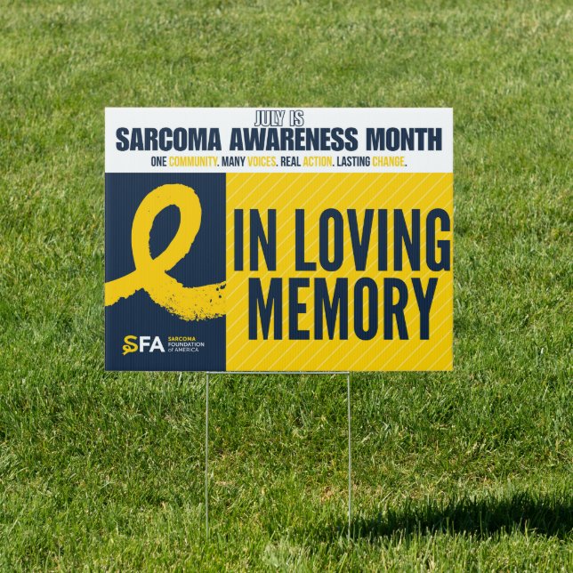 In Loving Memory Yard Sign (Insitu)
