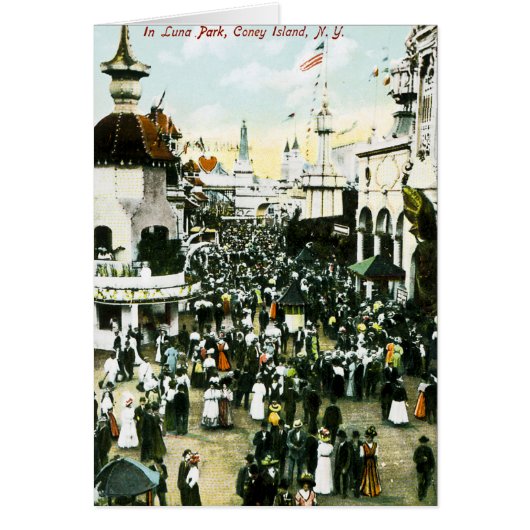 In Luna Park, Coney Island, New York (Front)