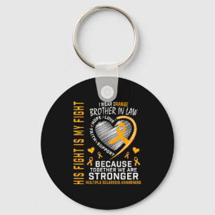 In March We Wear Orange Brother In Law Multiple Sc Keychain