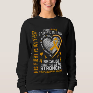 In March We Wear Orange Father In Law Multiple Scl Sweatshirt