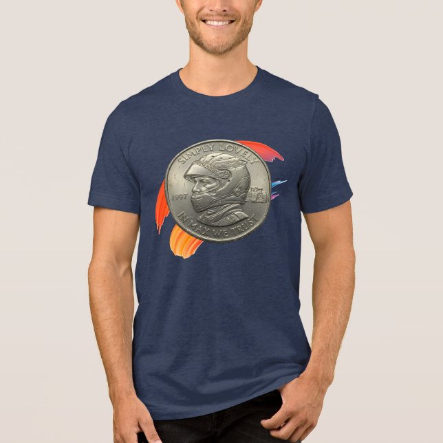In Max We Trust (Design #2) Tri-Blend Shirt (Front)