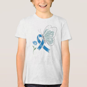 In May I Wear Gray Ribbon Brain Tumor Awareness Ap Tri-Blend Shirt