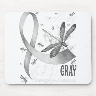 In May We Wear Gray Brain Cancer Awareness Mouse Pad