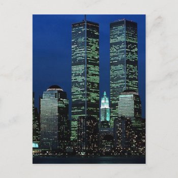 In Memoriam In Memory Of Twin Towers Wtc Nyc Postcard by rainsplitter at Zazzle