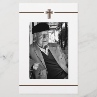 In Memoriam Remembrance Death Notice Photo Flyer