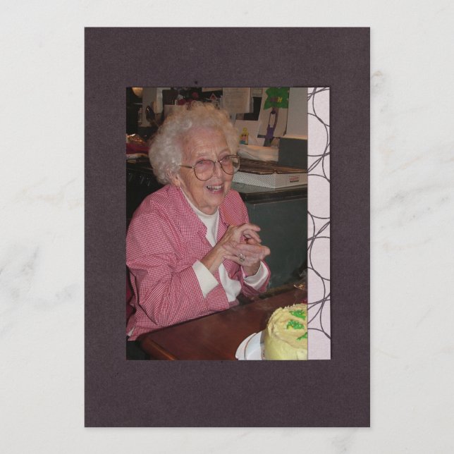 In Memoriam Remembrance Death Notice Photo Program (Front)