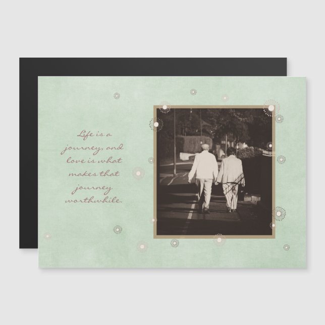 In Memoriam Tribute Remembrance Reminisce Reverie Magnetic Invitation (Front/Back)