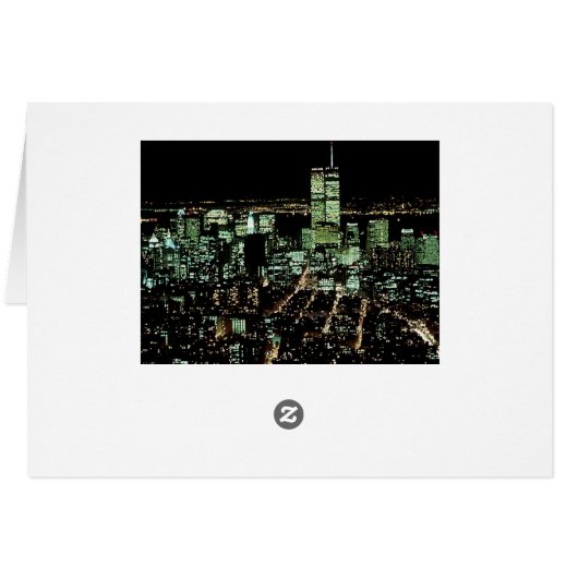 "in Memoriam" Twin Towers World Trade Center NYC (Back Horizontal)