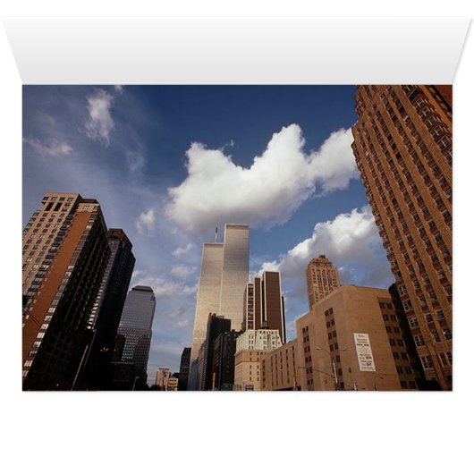 "in Memoriam" Twin Towers World Trade Center NYC (Inside Horizontal (Bottom))