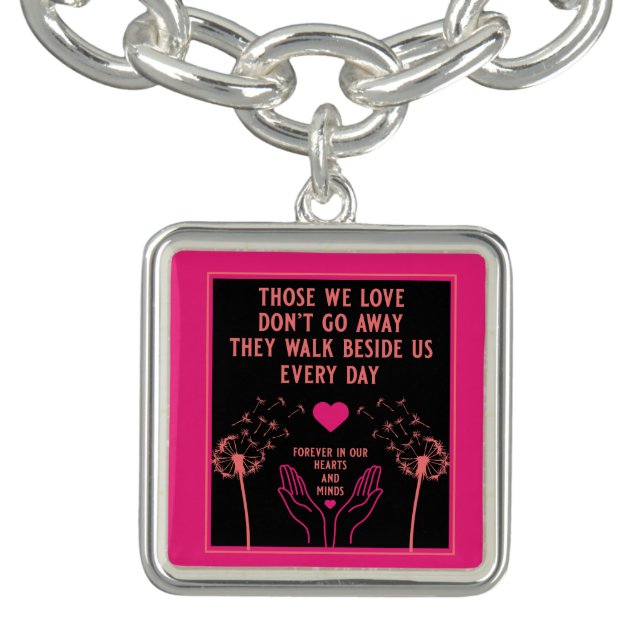 In Memory Bereavement And Loss Photo Print Bracelet (Design)