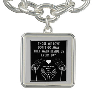 In Memory Bereavement And Loss Photo Print Bracelet
