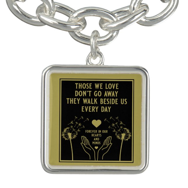 In Memory Bereavement And Loss Photo Print Bracelet (Design)