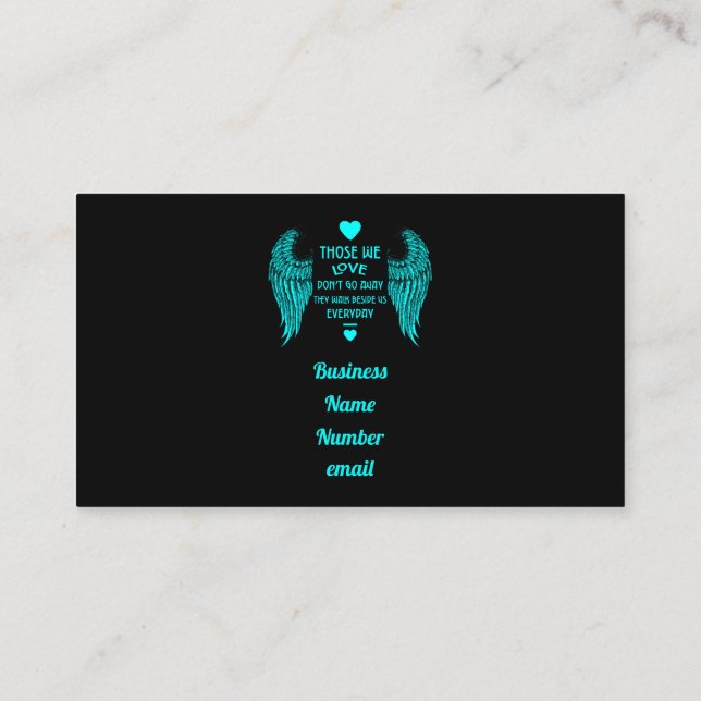 In Memory Bereavement And Loss Photo Print Card Wo (Back)