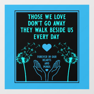 In Memory Bereavement And Loss Photo Print Wall Decal