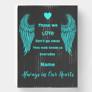 In Memory Bereavement And Loss Photo Print Wooden Box Sign