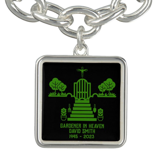 In Memory Bereavement Gardener Funeral Bracelet (Design)