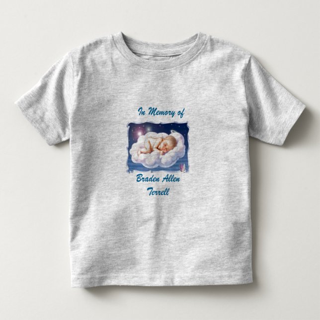 In Memory Braden Allen Terrell - Customized Toddler T-shirt (Front)
