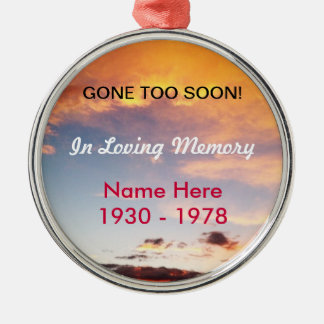 In Memory Christmas Ornament