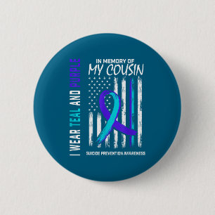 In Memory Cousin Suicide Awareness Prevention Amer Button