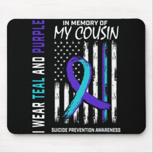 In Memory Cousin Suicide Awareness Prevention Amer Mouse Pad