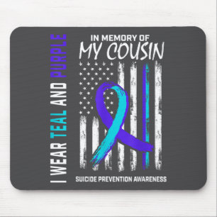 In Memory Cousin Suicide Awareness Prevention Amer Mouse Pad