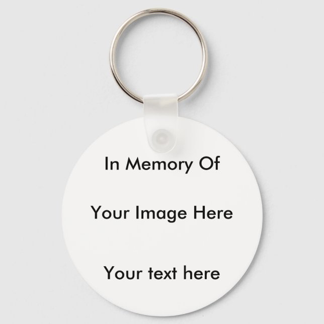 In memory customize one of a kind keychain (Front)