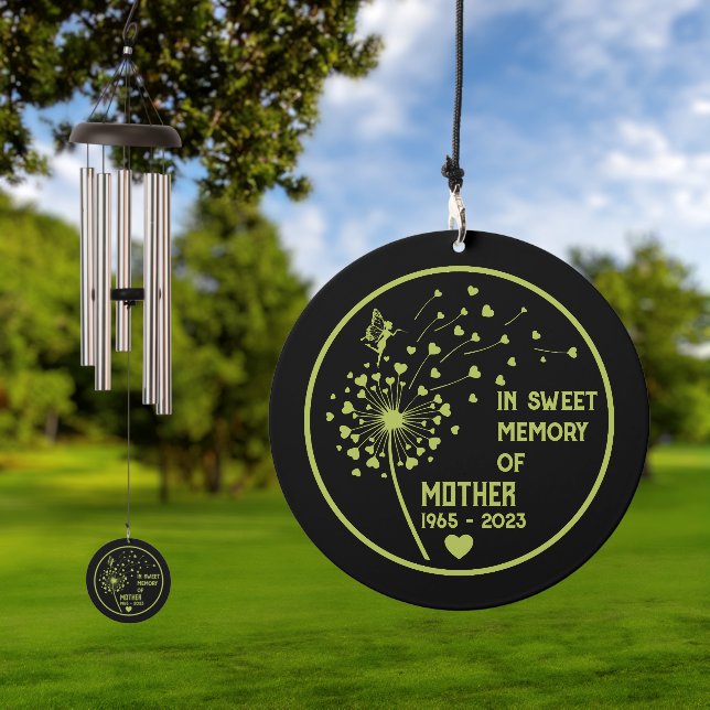 In Memory Dandelion Garden Wind Chime (Outdoor)