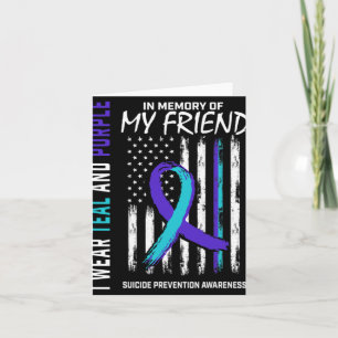 In Memory Friend Suicide Awareness Prevention Amer Card