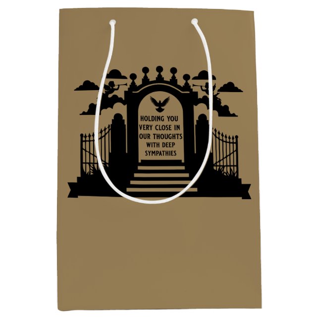 In Memory Funeral Gift Medium Gift Bag (Front)