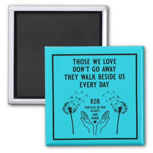 In Memory Funeral Reception Magnet
